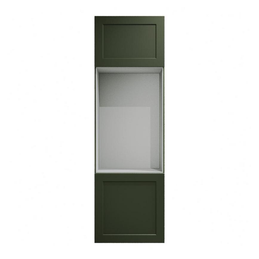 Frome Ash Green 600 Appliance Tower 622 Door CAD Cut Out Front Unit