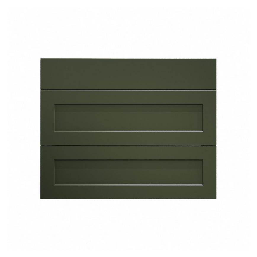 Frome Ash Green 900 Pan Drawer Front CAD Cut Out Front Unit