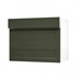 Frome Ash Green 900 Drawer Front CAD Cut Out Angled Open Unit