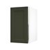 Frome Ash Green 400 Full Height Door CAD Cut Out Angled Open Unit