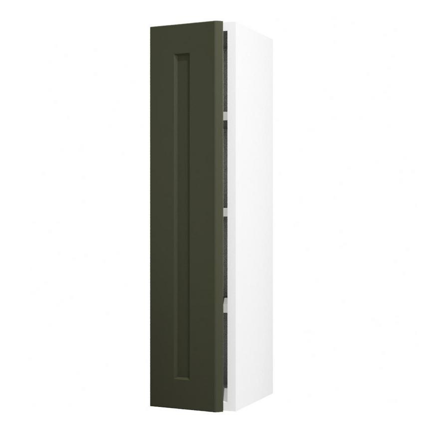 Frome Ash Green 200 Tall Door CAD Cut Out Angled Open Unit