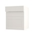Frome Porcelain 600 Drawer Front CAD Cut Out Angled Open Unit