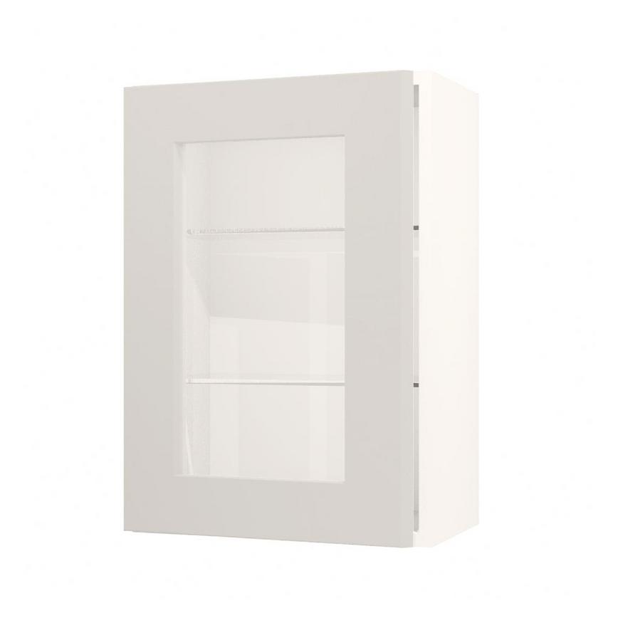 Frome Porcelain 500 Full Height Glass Door CAD Cut Out Angled Open Unit