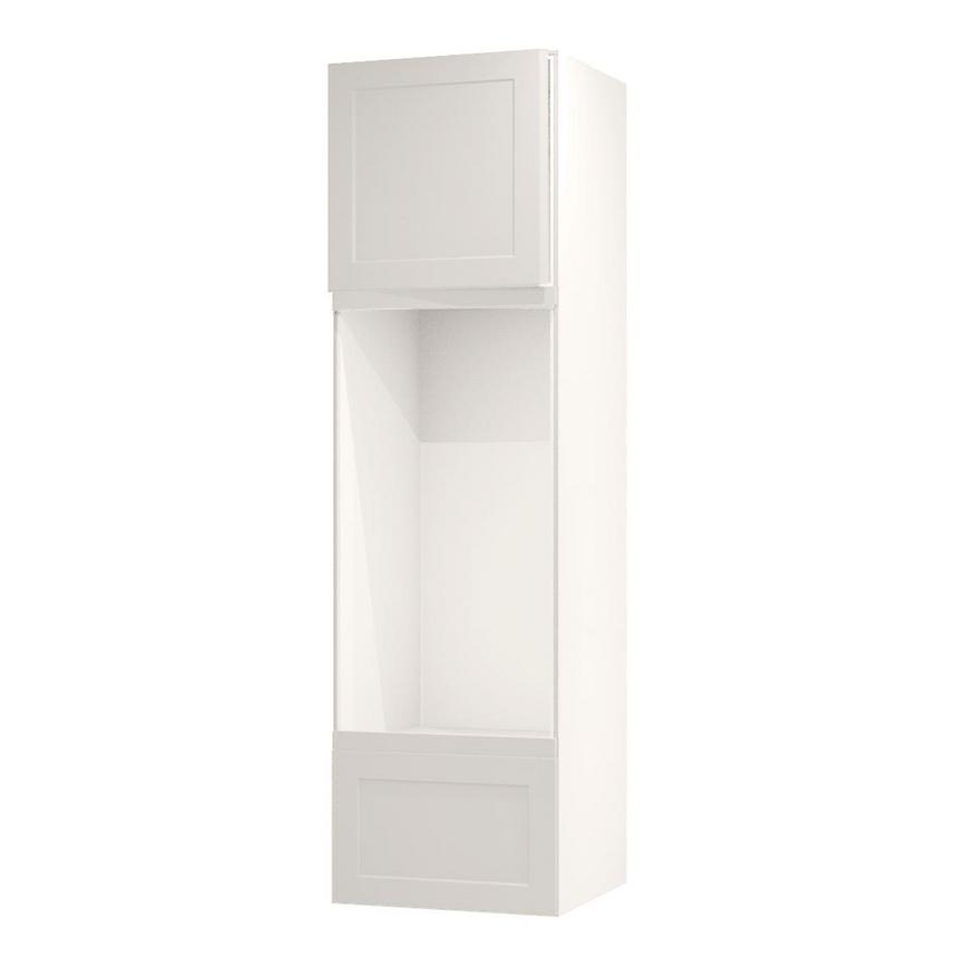 Frome Porcelain 600 Tall 570 Appliance Tower Door CAD Cut Out Angled Open Unit