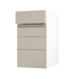 Frome Sandstone 400 Drawer Front CAD Cut Out Angled Open Unit