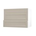 Frome Sandstone 1000 Pan Drawer Or Bridging Unit Door CAD Cut Out Angled Open Unit