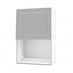 Frome Dove Grey 600 Tall Integrated Microwave Topbox Door CAD Cut Out Angled Open Unit