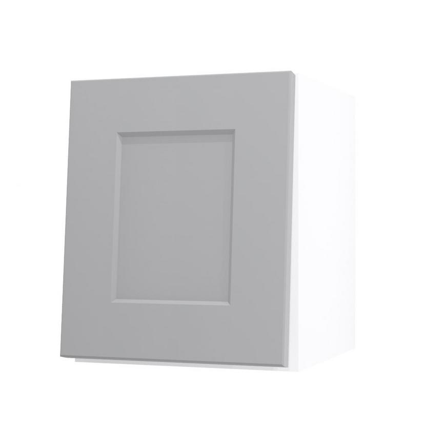 Frome Dove Grey 300 Half Height Door CAD Cut Out Angled Open Unit