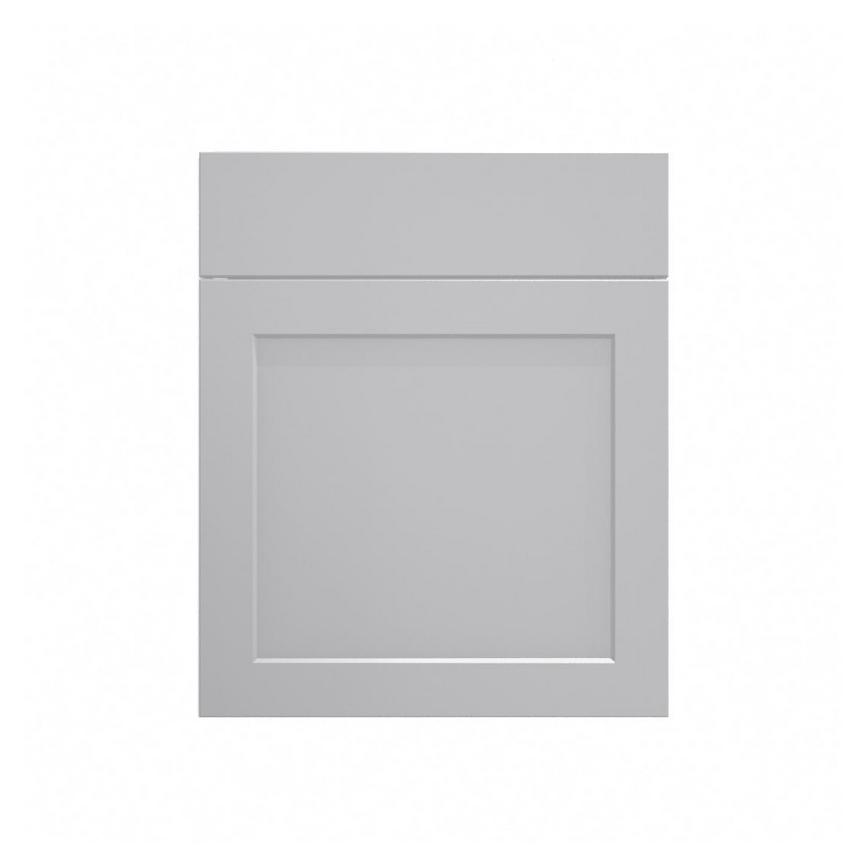 Frome Dove Grey 600 Standard Door CAD Cut Out Front Unit