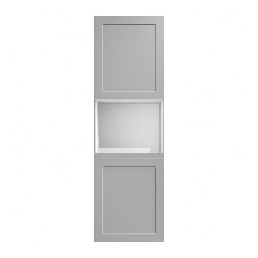 Frome Dove Grey 600 Tall 733 Appliance Tower Door CAD Cut Out Front Unit