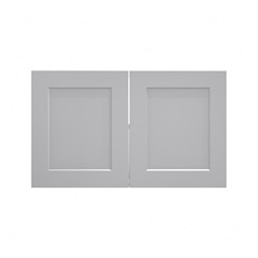 Frome Dove Grey 800 Double Belfast Sink Door (Pair) CAD Cut Out Primary