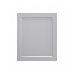 Frome Dove Grey 600 Full Height Door CAD Cut Out Primary