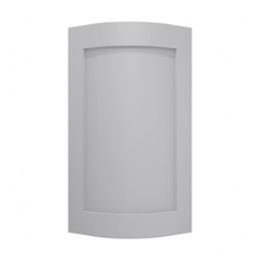 Frome Dove Grey Curved Base Or Wall Door CAD Cut Out Primary