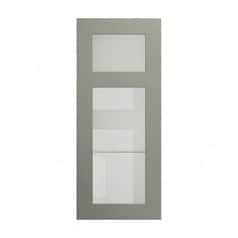 Frome Reed Green 500 Panelled Glass Dresser Door CAD Cut Out Primary