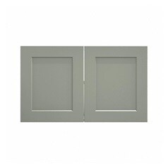 Frome Reed Green 800 Double Belfast Sink Door (Pair) CAD Cut Out Primary