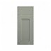 Frome Reed Green 300 Standard Door CAD Cut Out Front Unit