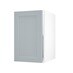 Frome Matt Mist 450 Full Height Door CAD Cut Out Angled Open Unit