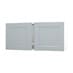 Frome Matt Mist 1000 Tall Bridging Unit Doors (Pair) CAD Cut Out Angled Open Unit
