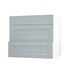 Frome Matt Mist 800 Pan Drawer Front CAD Cut Out Angled Open Unit