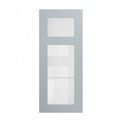 Frome Matt Mist 500 Panelled Glass Dresser Door CAD Cut Out Primary