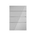Winterton Gloss Dove Grey 500 Drawer Front CAD Cut Out Front Unit