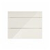 Winterton Gloss Porcelain 900 Pan Drawer Front CAD Cut Out Front Unit