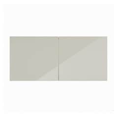 Winterton Gloss Sandstone 1000 Tall Bridging Unit Doors (Pair) CAD Cut Out Primary