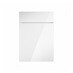 Winterton Gloss White 500 Standard Door CAD Cut Out Front Unit