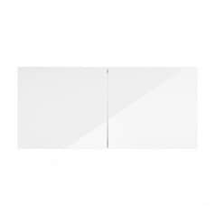 Winterton Gloss White 1000 Tall Bridging Unit Doors (Pair) CAD Cut Out Primary