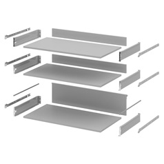 900mm 3 Drawer Flat Pack