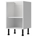 White 720mm x 500mm x 575mm Flat Pack Base Cabinet