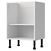 White 720mm x 600mm x 575mm Flat Pack Base Cabinet
