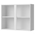 White 720mm x 900mm x 290mm Flat Pack Wall Cabinet