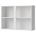 White 720mm x 1000mm x 290mm Flat Pack Wall Cabinet