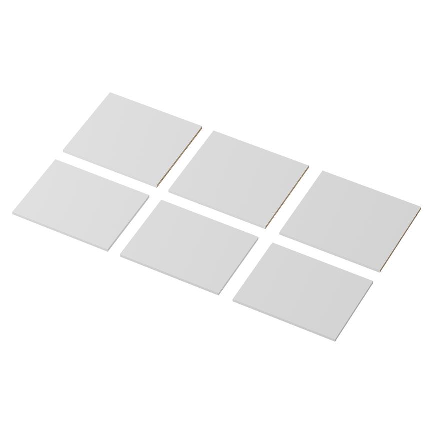 White 1942mm x 600mm x 575mm Flat Pack Larder Tower Cabinet Pack 2 of 2