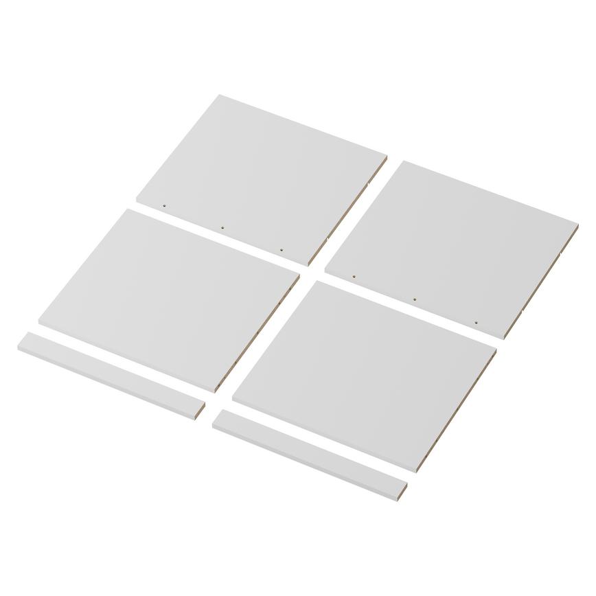 White 1942mm x 600mm x 575mm Flat Pack Appliance Tower Cabinet Pack 2 of 2