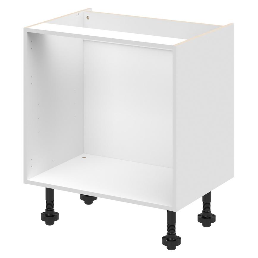White 800mm Drawer Base Corner Cabinet