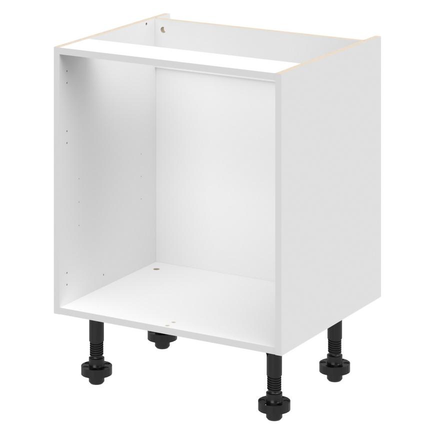 White 700mm 2 Drawer Base Cabinet