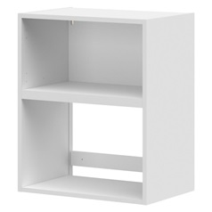 White 600 x 390 Integrated Microwave Topbox Cabinet