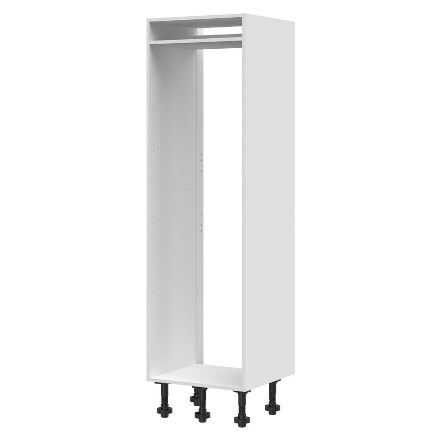 White 600mm Fridge Freezer Tower Cabinet