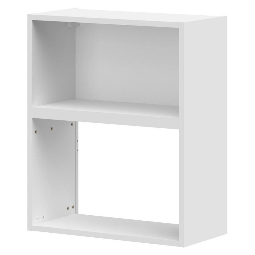 White 600mm Integrated Microwave Topbox Cabinet
