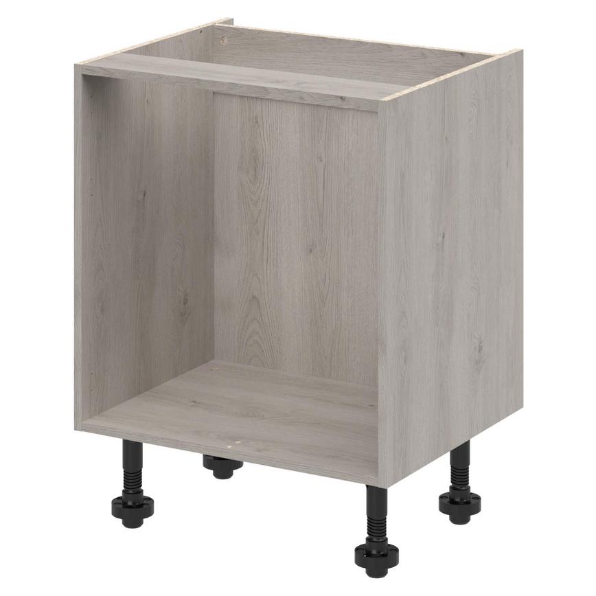 Light Grey Oak 700mm 2 Drawer Base Cabinet