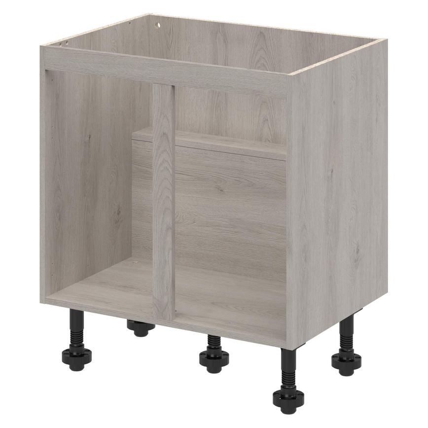 Light Grey Oak 800mm Sink Base Cabinet
