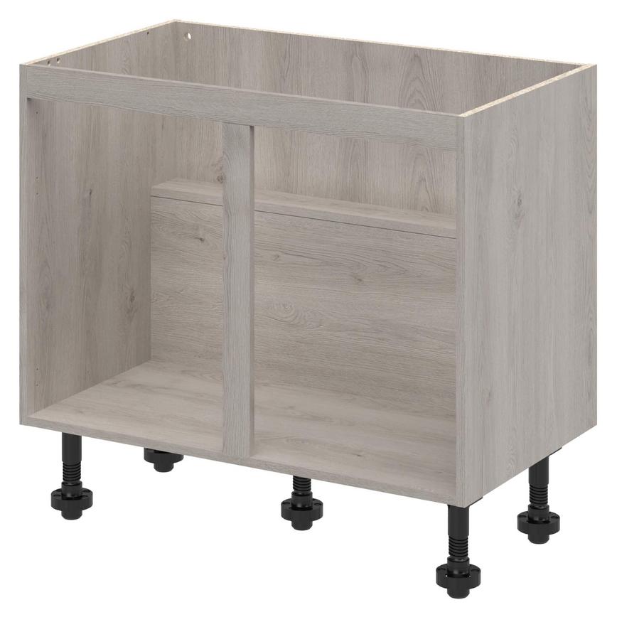 Light Grey Oak 1000mm Sink Base Cabinet