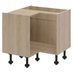 Natural Oak 931 Corner Base Service Void Cabinet
