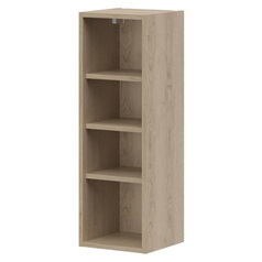 Natural Oak 300mm Tall Wall Cabinet