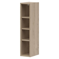 Natural Oak 200mm Tall Wall Cabinet