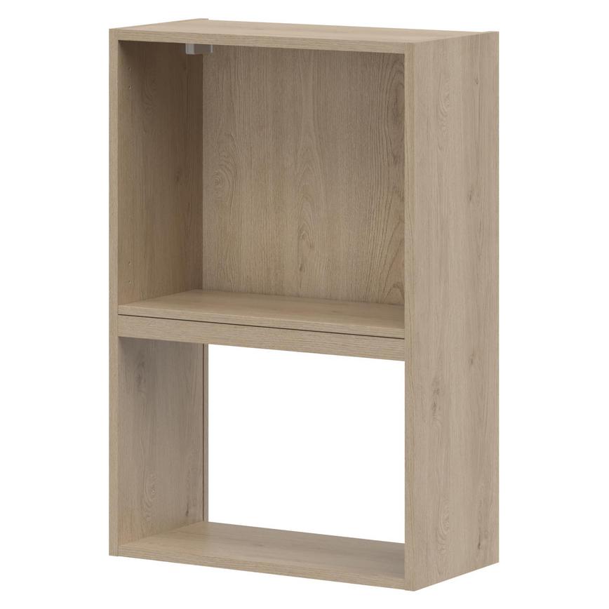 Natural Oak 600mm Tall Integrated Microwave Topbox Cabinet