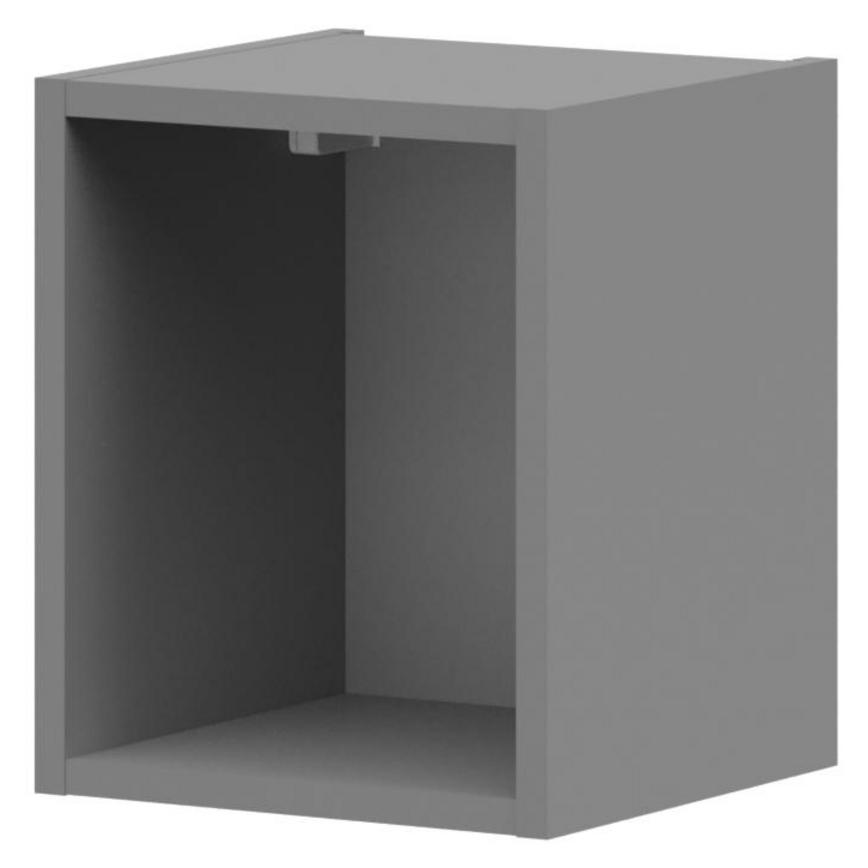 Slate Grey 300mm Half Height Wall Cabinet