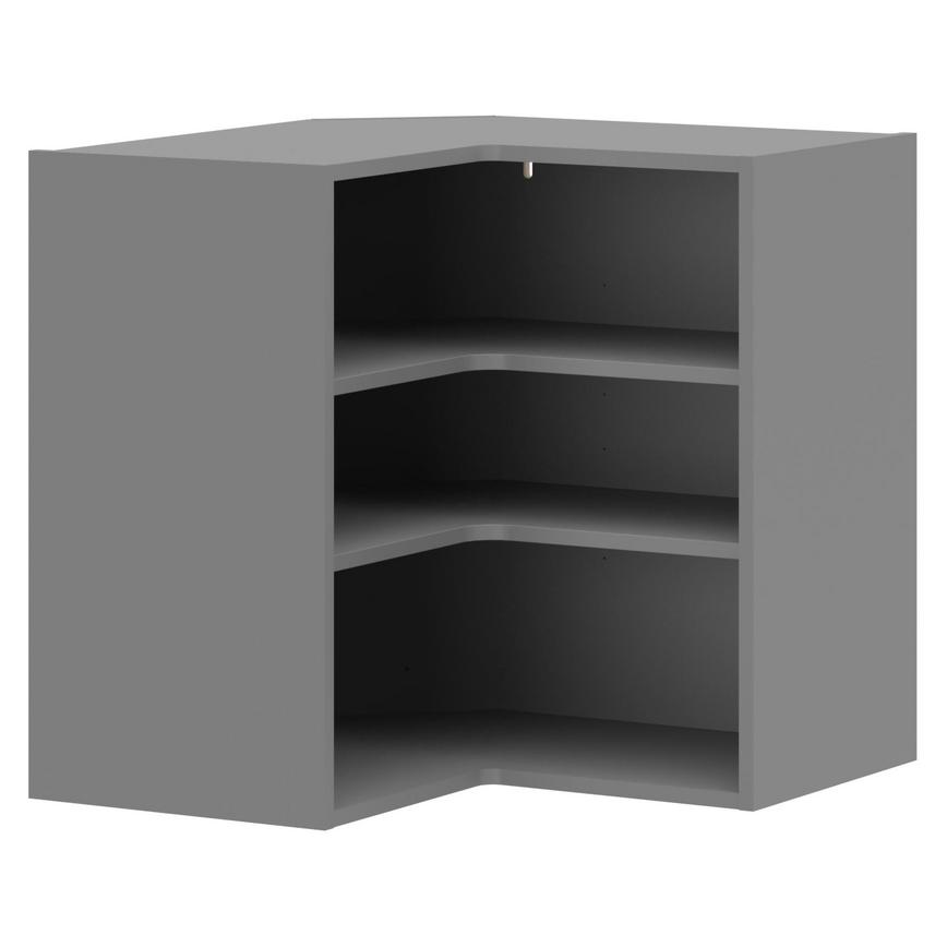 Slate Grey 731 x 390mm L Shape Corner Wall Cabinet